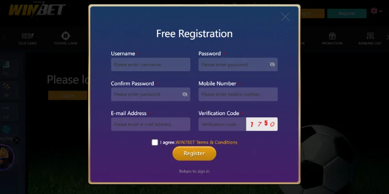 Win7bet Register - Quick and easy guide for beginners step by step registration guide