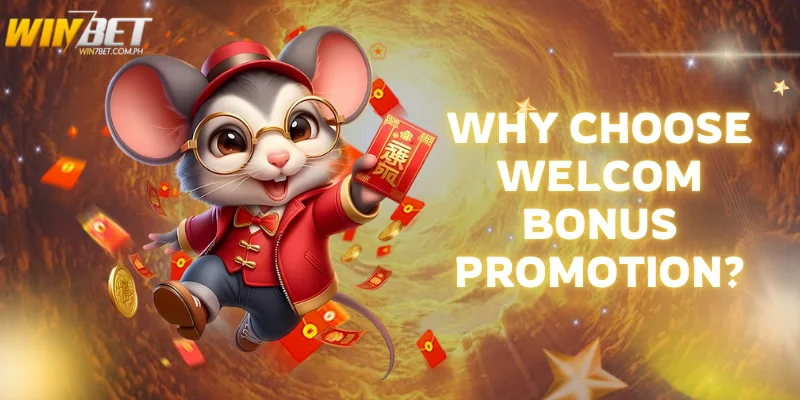 Welcome Bonus 100% Up to PHP 5,000 – Claim Now! why choose Welcom bonus promotion